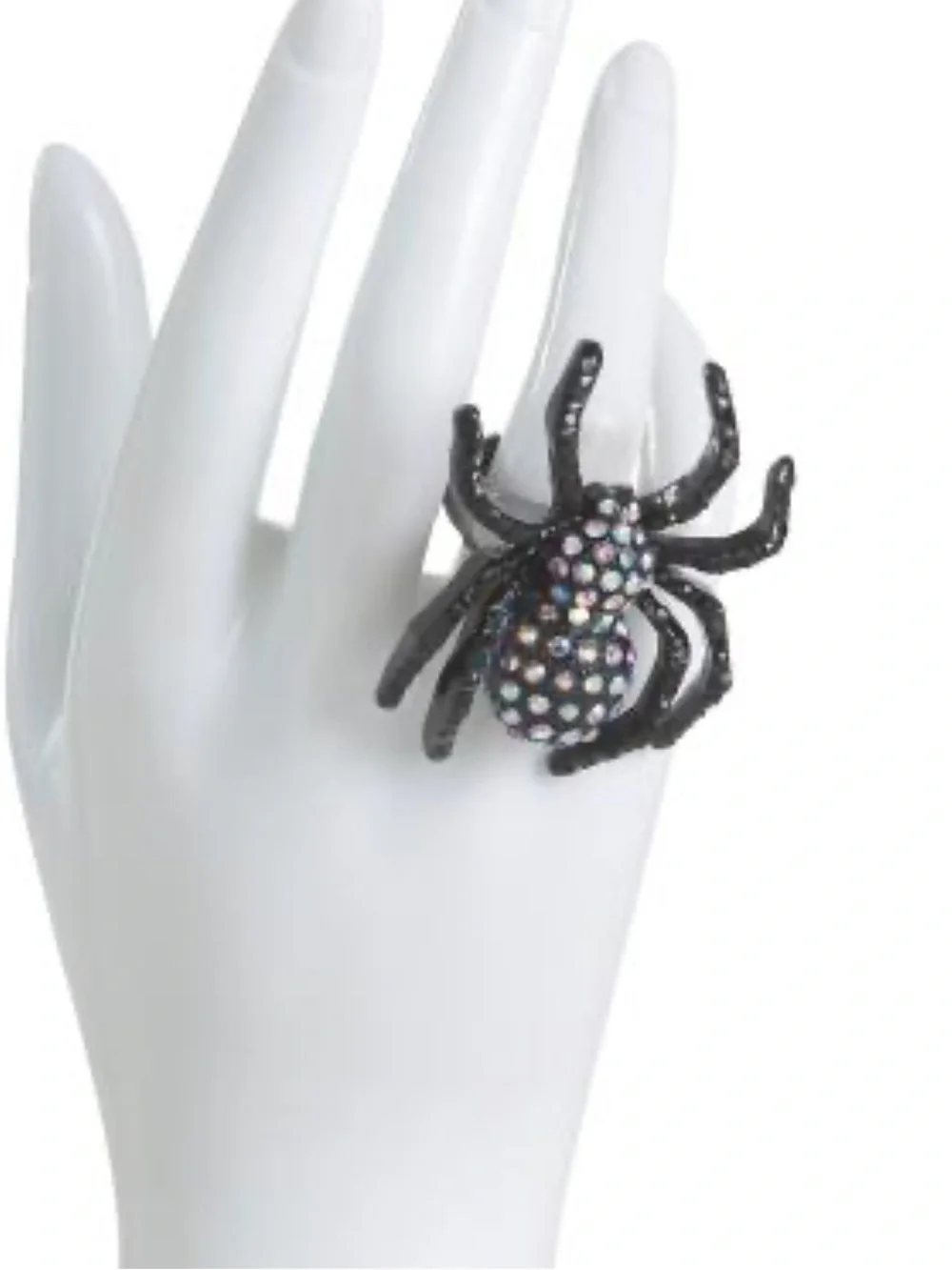 Betsey Johnson NWT Purple Gem Spider Cocktail Ring